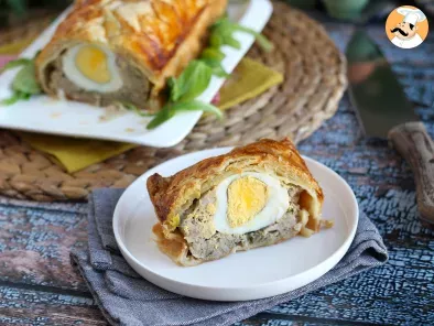 Recipe Easter pie - meat pie with eggs