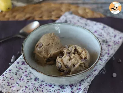 Recipe Cookie dough nice cream with only 3 ingredients and no added sugars!