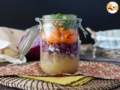 Recipe Jar salad: our easy-to-make vegetarian version