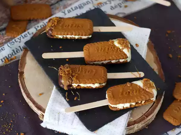 Recipe Ice cream sandwiches with biscoff speculaas
