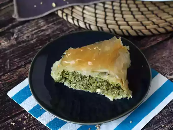 Recipe Spanakopita, the greek pie with spinach and feta super easy to prepare