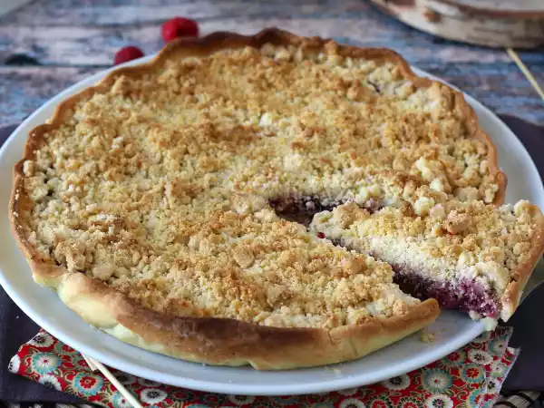 Recipe Express crumble tart with red berries