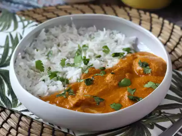 Recipe Butter chicken, the traditional indian dish