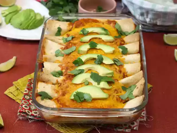 Recipe Vegetarian enchiladas