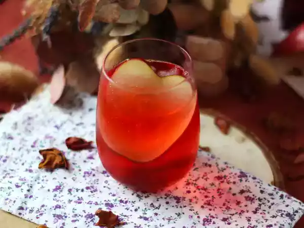 Recipe The perfect cocktail for valentine's day, the cranberry spritz!