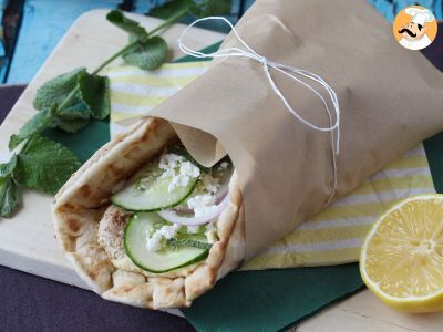 Recipe Chicken gyros, the greek sandwich you'll love!