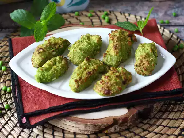 Recipe Pea and feta meatballs in airfryer: tasty and super quick to prepare!