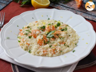 Recipe Shrimp and lemon risotto, the elegant and easy to prepare first course