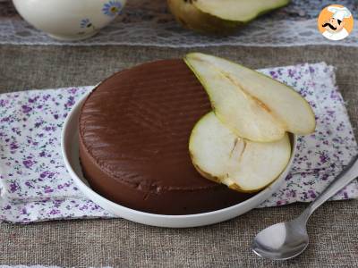 Recipe Pear and chocolate fudge, the super easy dessert with only 2 ingredients!