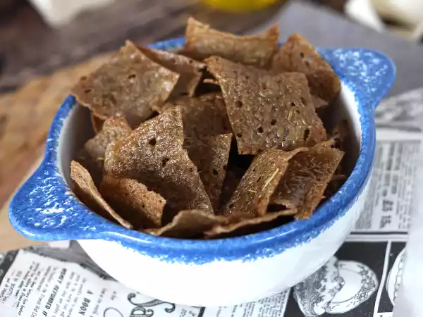 Recipe Buckwheat crepe chips: perfect for an aperitif!