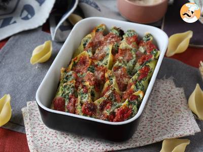 Recipe Conchiglioni stuffed with ricotta and spinach: the best way to eat pasta!