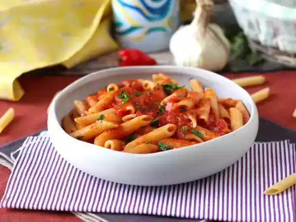Recipe Pasta all'arrabbiata: a heart-warming italian classic!
