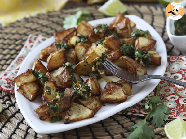 Recipe Baked potatoes with chimichurri