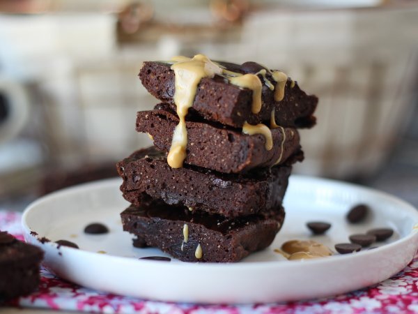 Recipe Protein brownies with whey, naturally gluten-free
