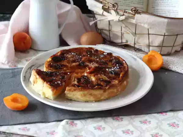 Recipe Apricot clafoutis with air fryer