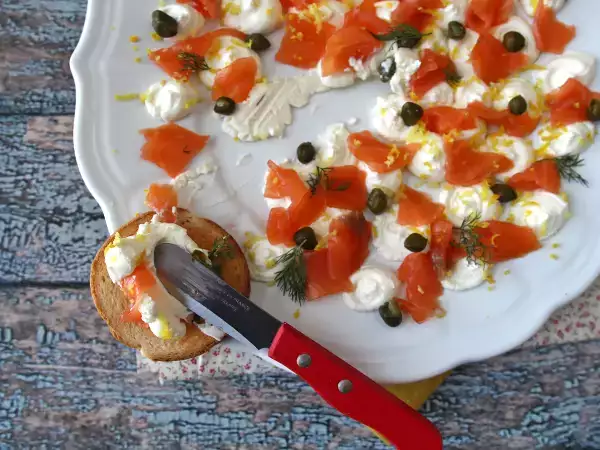 Recipe Smoked salmon aperitif spread