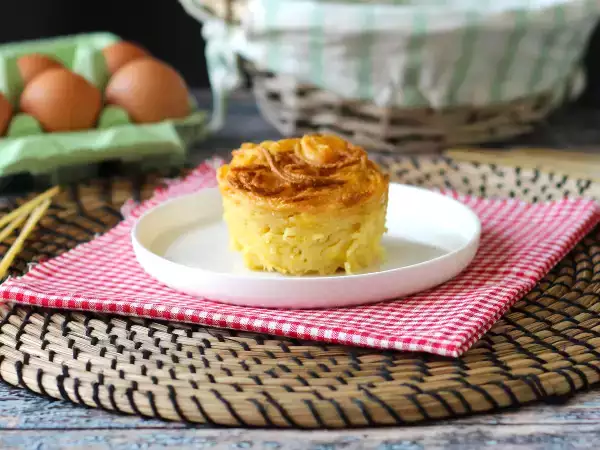 Recipe Pasta frittata in airfryer