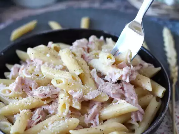 Recipe Cream and ham pasta: creamy, quick and irresistible!