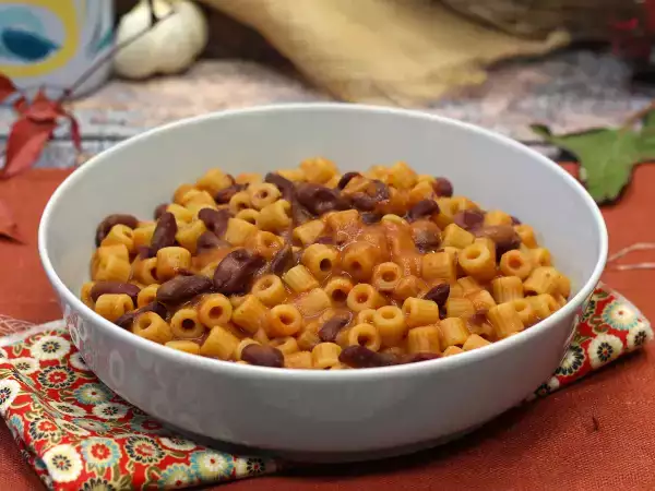 Recipe Pasta e fagioli, the quick and creamy italian recipe that combines pasta with beans
