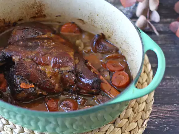 Recipe French roasted leg of lamb the ultra-easy 7 hour oven baked recipe