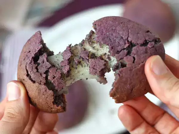 Recipe Mochi cookies with ube