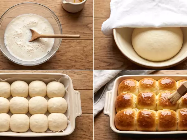 Recipe Copycat fluffy southern yeast rolls (buffet-style)