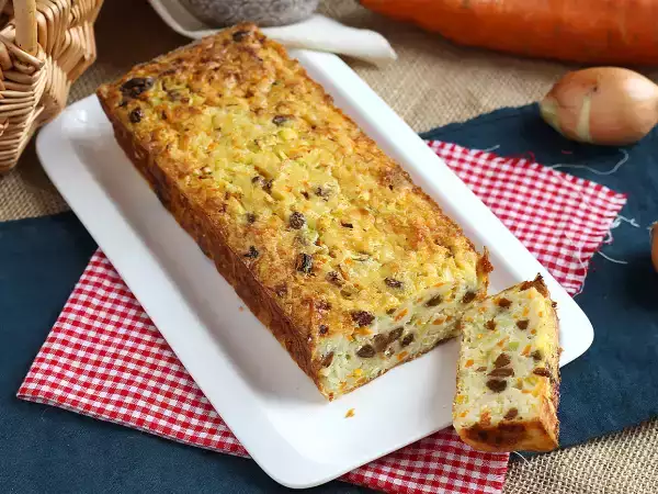 Recipe Semolina cake with zucchini and carrot