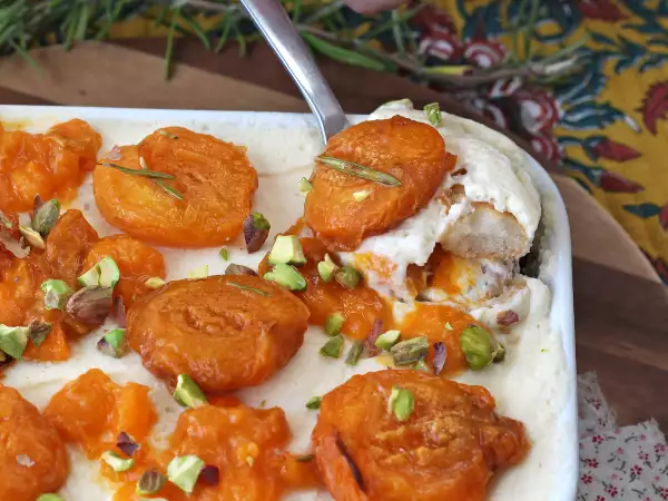 Recipe Roasted apricot tiramisu for summer
