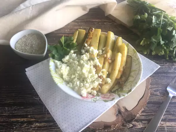 Recipe Zucchini with lemon and feta