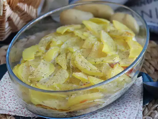 Recipe Foolproof potato and smoked salmon gratin!