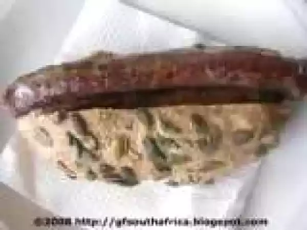 Recipe Ostrich sausage rolls, gluten free