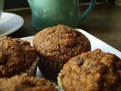 Recipe A healthy take on ina garten: chunky banana bran muffins