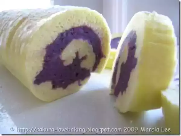 Recipe Yam swiss roll