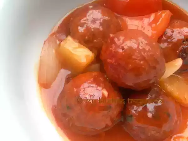 Recipe Sweet and sour chicken balls