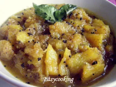 Recipe Pineapple pachadi/madhura curry