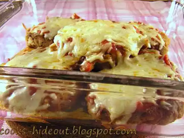 Recipe Italian style seitan with broccoli polenta