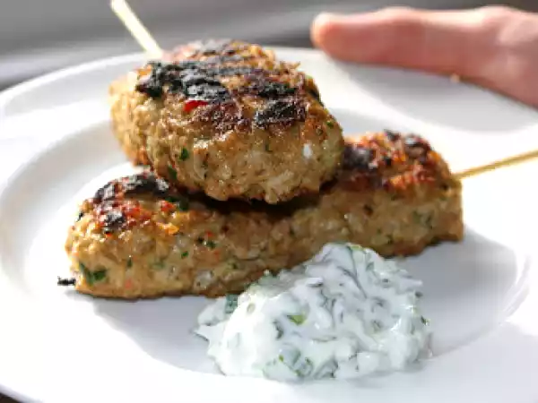 Recipe Grilled kibbe kebabs