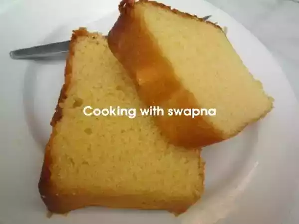 Recipe Grany's eggless pound cake