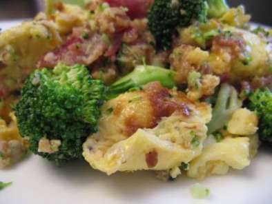 Recipe 2 minute bacon broccoli scrambled eggs