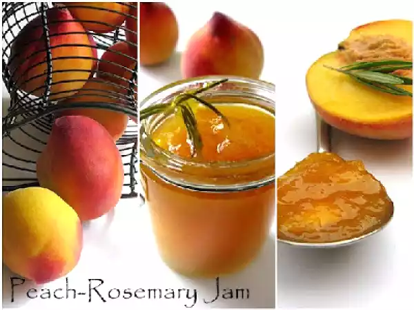 Recipe Fruits in the himalayas...& peach-rosemary jam recipe