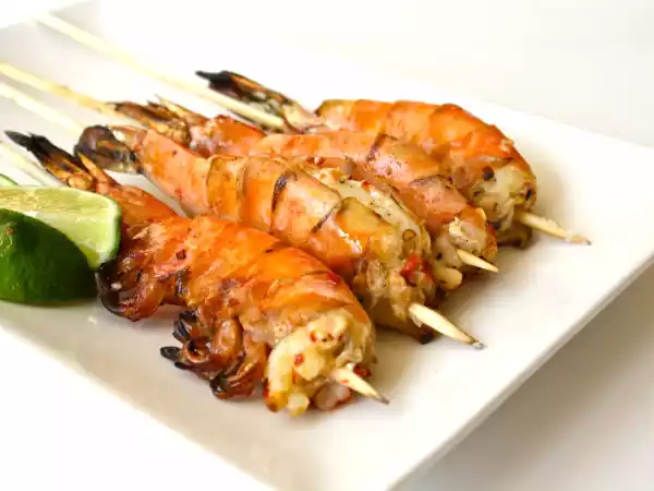 Recipe Grilled jumbo prawns