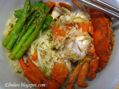 Recipe Homecooked clay pot crab rice