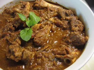 Recipe Mutton curry (curried lamb)