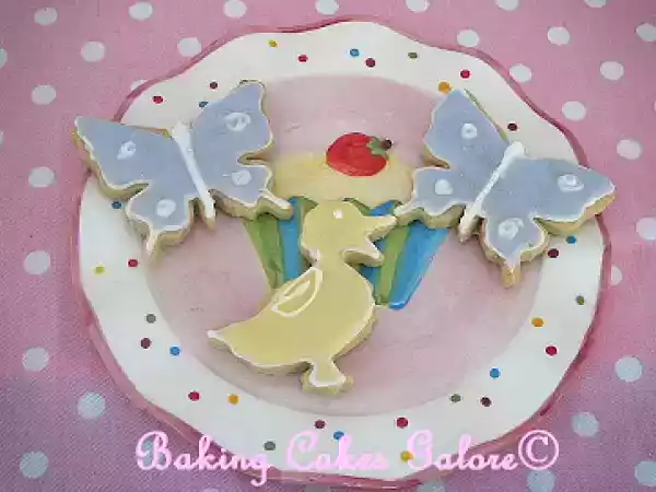 Recipe Iced shortbread biscuits (cookies)