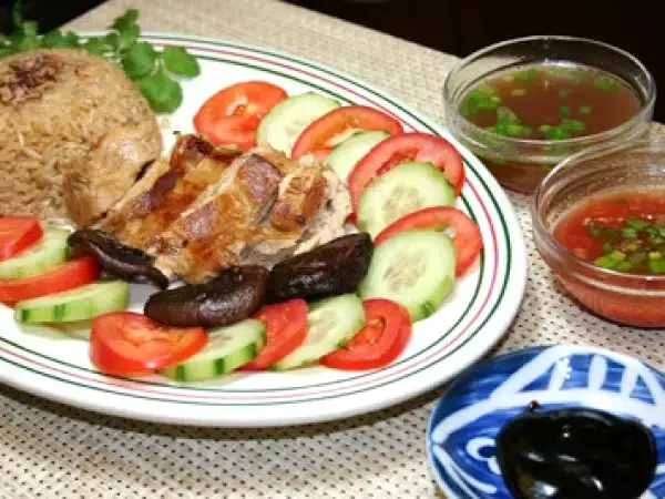 Recipe Vegan hainan 'chicken' rice