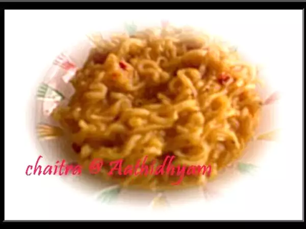 Recipe Tangy & spicy tomato maggi