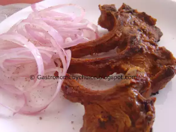 Recipe Chaamp masala (mutton/lamb chops indian style)