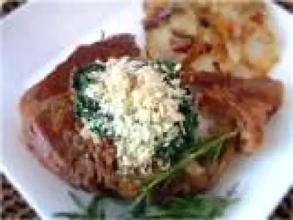 Recipe Tyler Florence's Rib Eye Dinner & Caramelized Onion Potato Tart