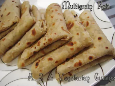 Recipe Super healthy multigrain roti / chapati (indian flat bread)