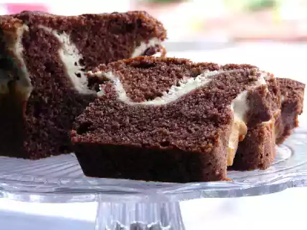 Recipe Chocolate cream cheese loaf cake